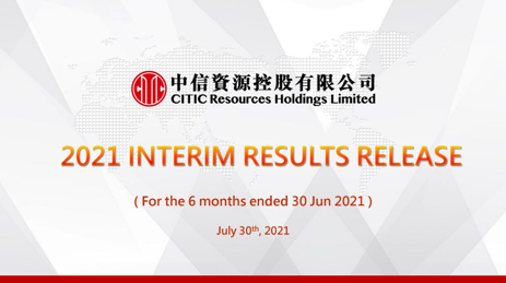 2021 Interim Results Presentation