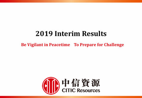 2019 Interim Results Presentation